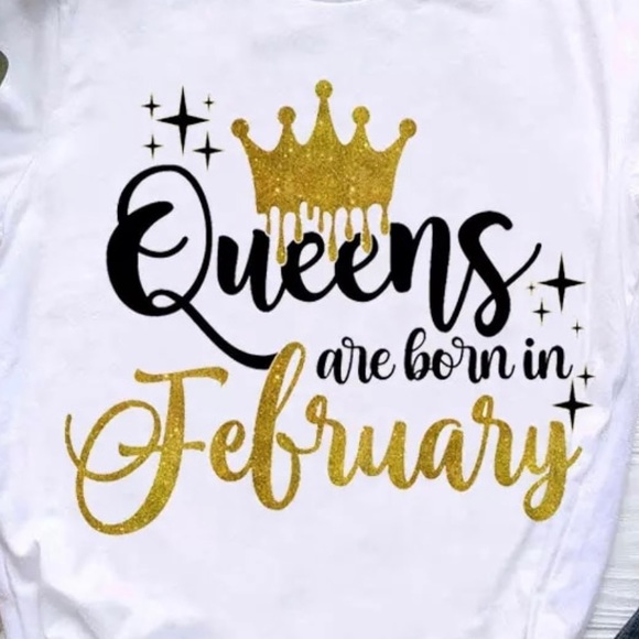 Plus Size It's the Queen's Birthday in February Tee-Shirt - Picture 2 of 3